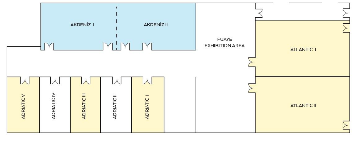 ADRIATIC HALLS Floor Plan